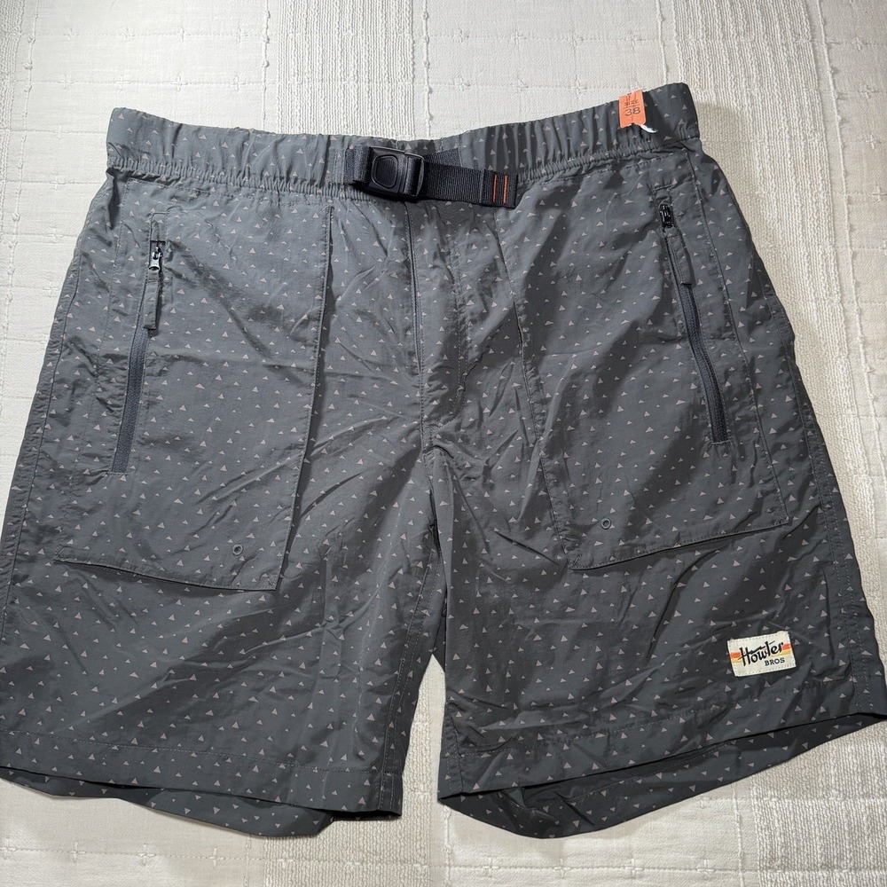 Men's Howler Brothers Belted Hiking Shorts‎ Size 38 Gorpcore